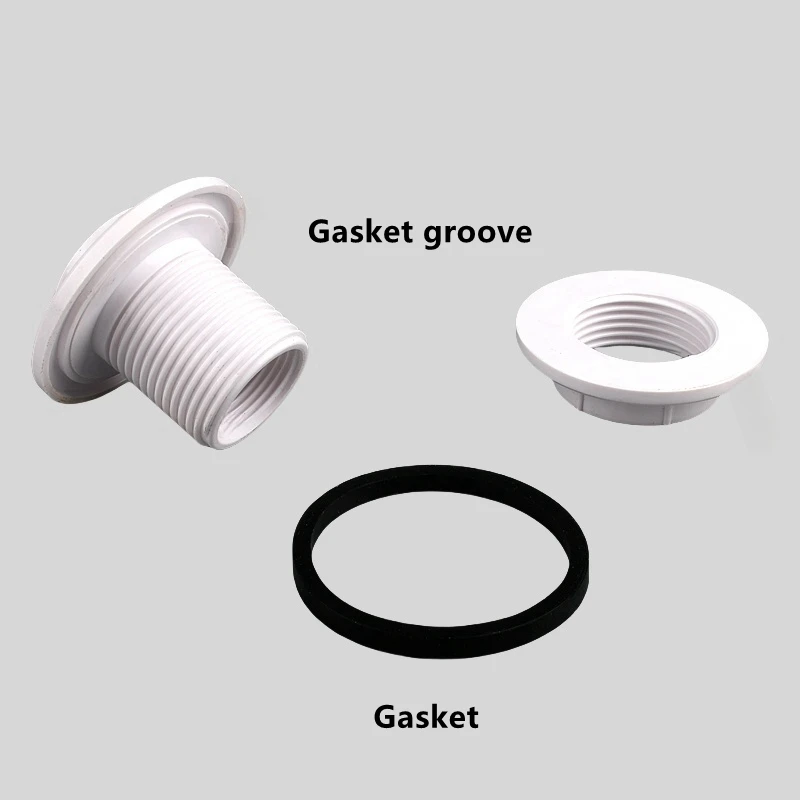 1 unidad 1/2 ''3/4'' 1 ''UPVC doble hilo femenino juntas de tanque de agua accesorios de acuario conector de tanque de peces accesorio de manguera de riego