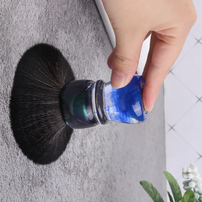 YAQI OCEAN brocha de afeitar para hombre, pelo sintético, mango de resina, 28mm