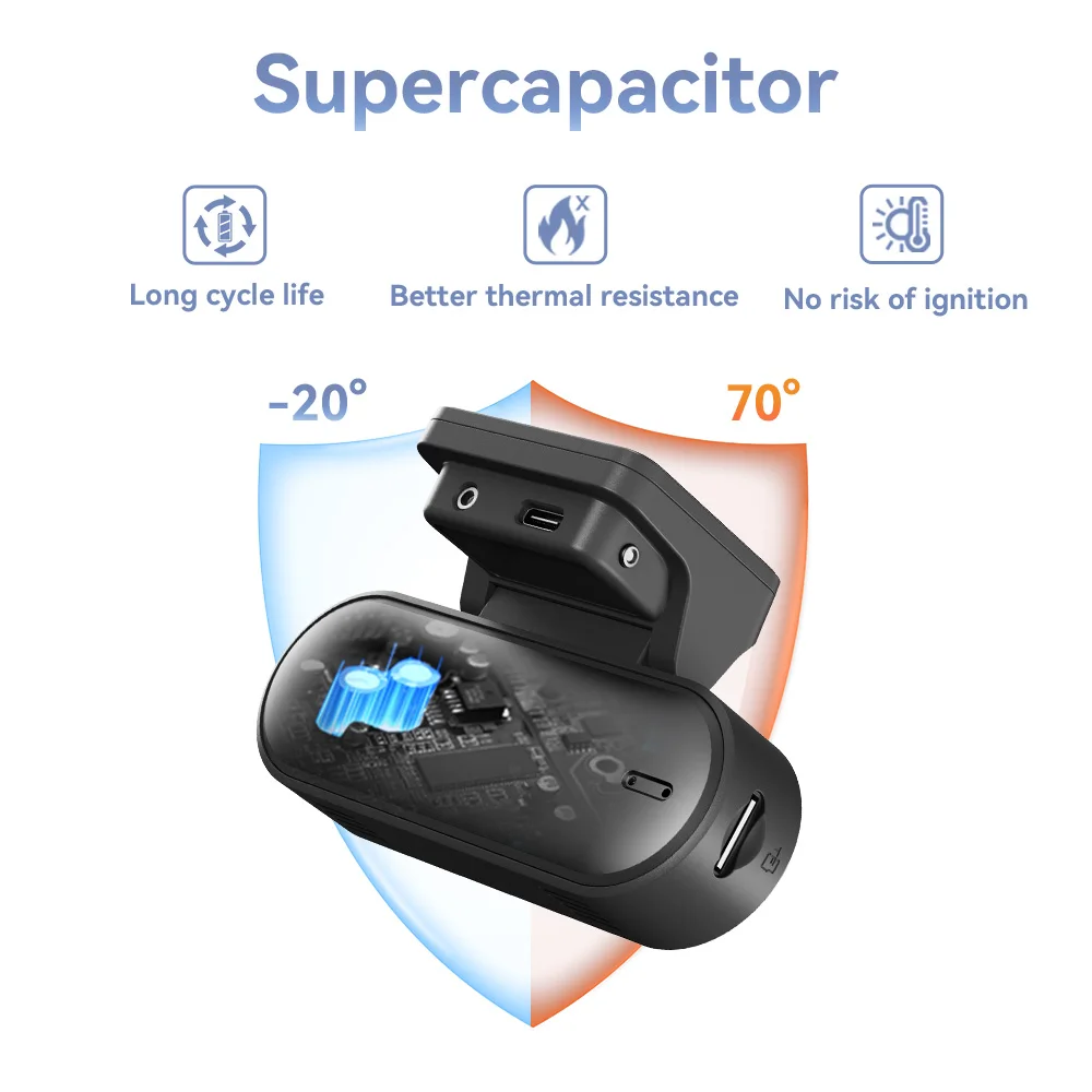 Cámara para Auto DDPAI Mola N3 Pro, Grabadora Delantera y Trasera, DVR 3K, GPS, Monitor de Estacionamiento 24H