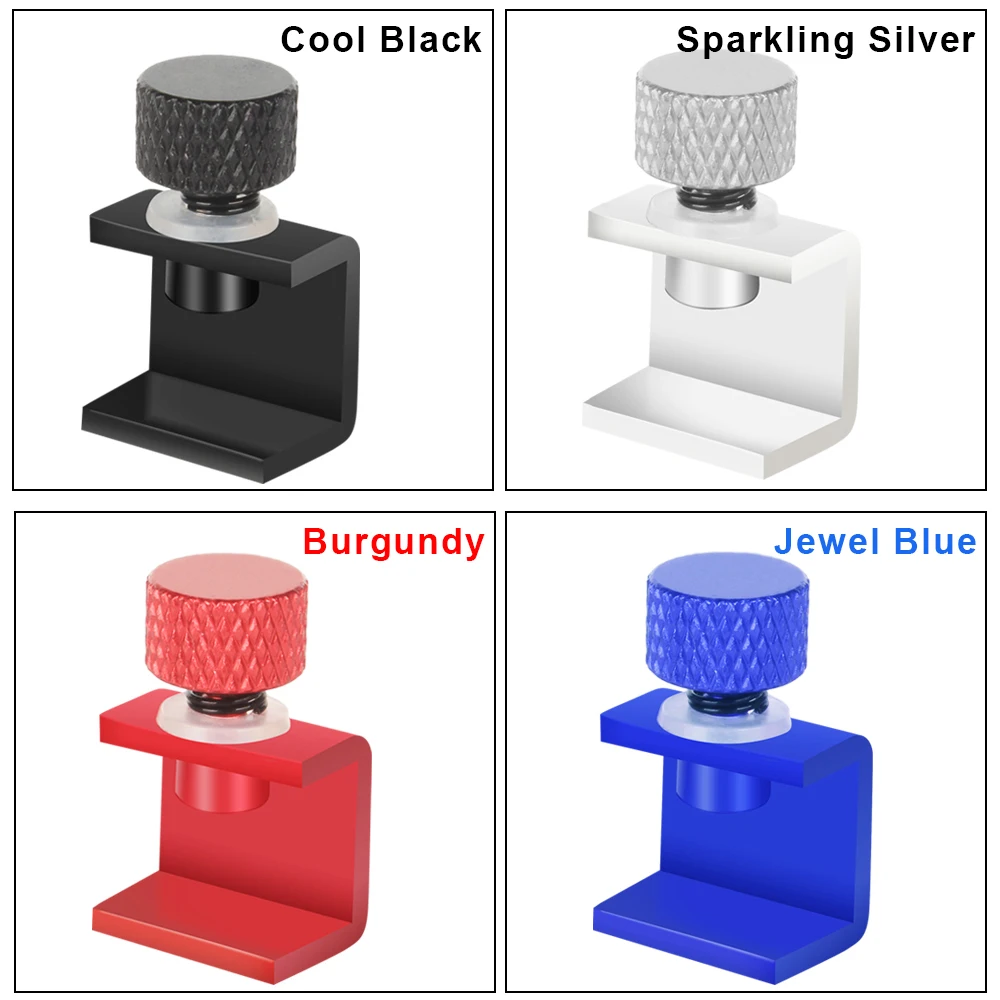 XCR3D 2 uds piezas de impresora 3D placa de vidrio abrazadera Clip plataforma de construcción retenedor de cama calefactable Clip fijo ajustable para Ender 3