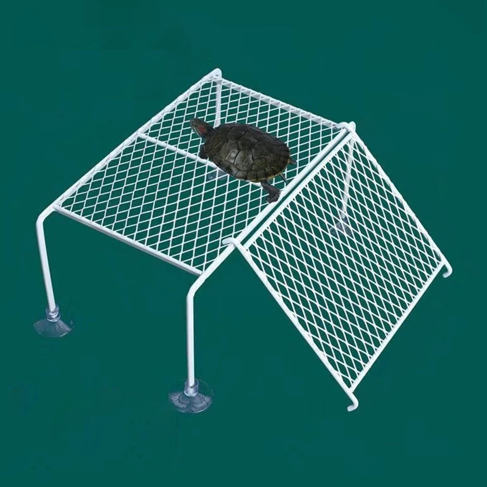 Plataforma Flotante para Tortugas, Isla Flotante con Rampa, Área de Descanso para Tortugas, Plataforma de Descanso para Acuarios, para que las Tortugas se Suban
