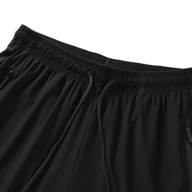 Pantalones para correr reflectantes de secado rápido, pantalones para correr de verano para hombre, gimnasio, finos, frescos, para pesca, deportes de senderismo, pantalones largos transpirables
