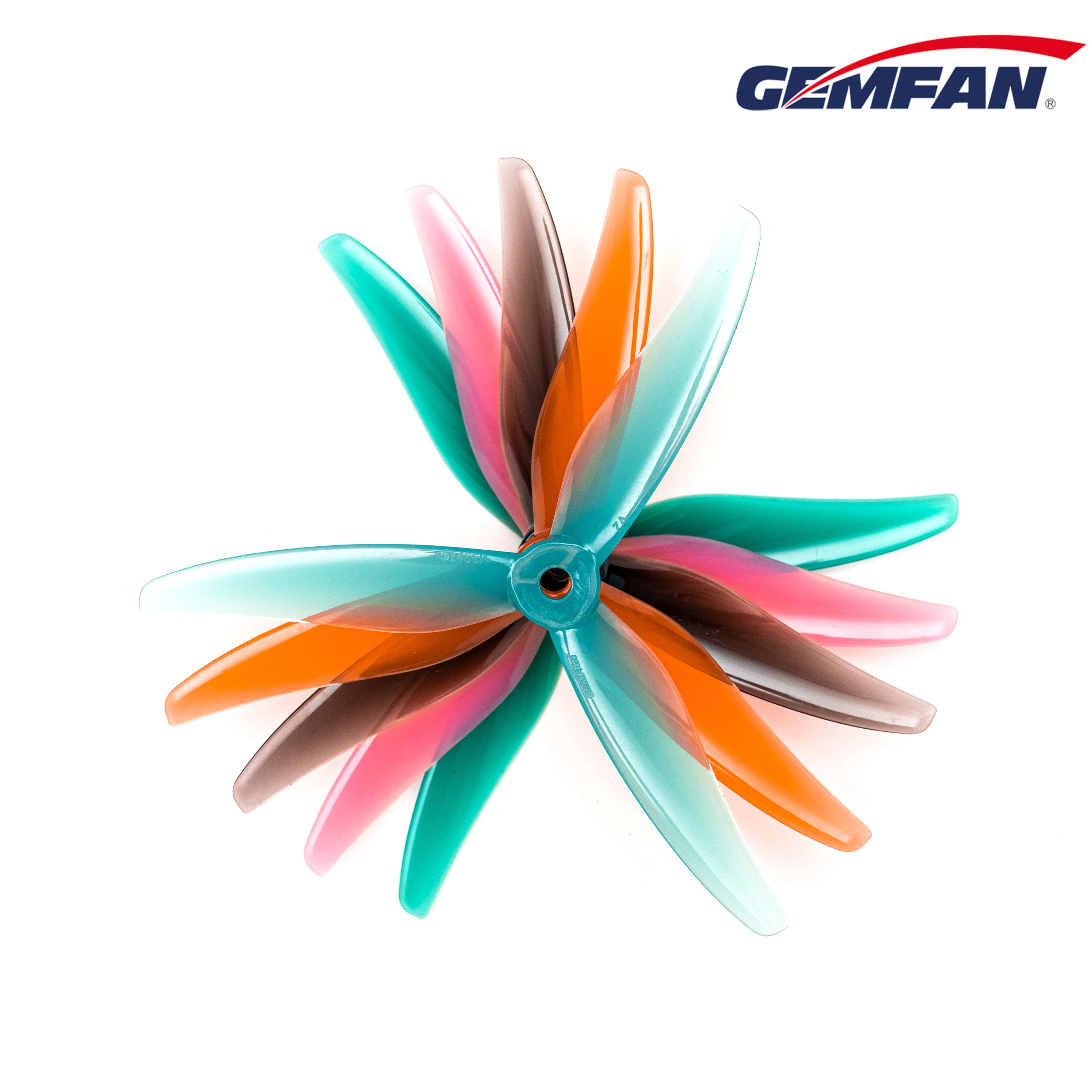 (2CW + 2CCW) Gemfan Hurricane 51466 MCK V2 hélice de PC de 3 aspas para RC FPV Freestyle 5 pulgadas Drones piezas de bricolaje