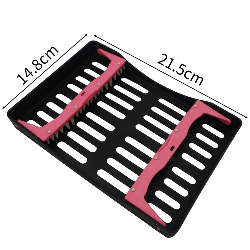 JUMTOP-estante para instrumentos dentales, estuche de colocación para espátulas de resina compuesta, caja de esterilización de Autoclave, soporte de bandeja, herramientas de dentista