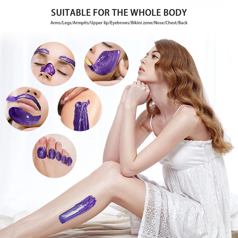 Calentador de cera eléctrico para depilación, máquina de olla, terapia de cera de parafina para manos y pies, herramienta de belleza depilatoria, temperatura ajustable