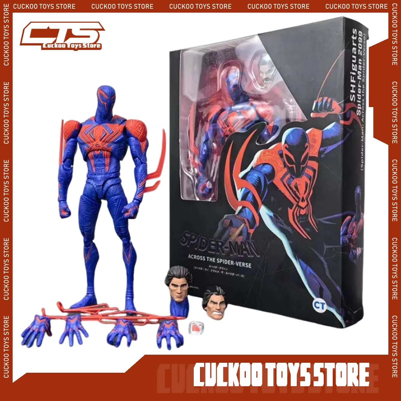 Figura de Anime de Spiderman 2099, Spiderman Across The Spider-Verse, parte One Shf, modelo de figura de acción, estatua, juguete, decoración de escritorio, regalo para niños
