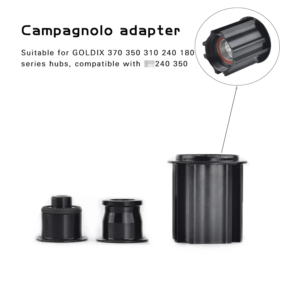 GOLDIX-Adaptador de buje para bicicleta de montaña, accesorio para bici de grava, serie M370 310 180 para SHIMANO/SRAM 11S 12S, Envío Gratis