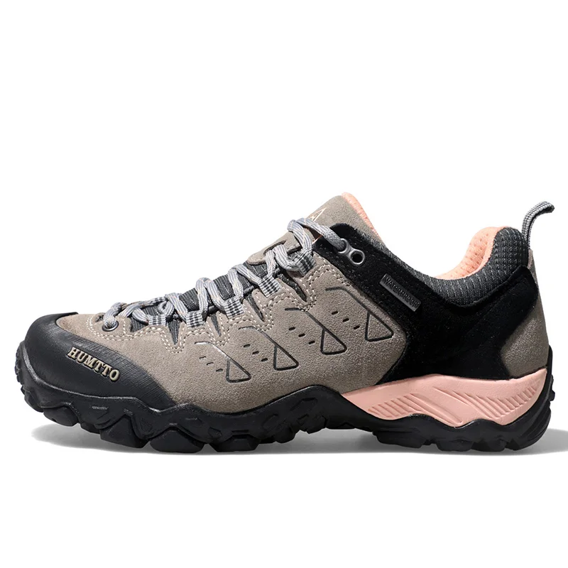 Zapatos de Trekking HUMTTO para mujer, zapatos de senderismo de invierno, zapatillas de deporte informales de cuero para escalar de diseñador de lujo para mujer