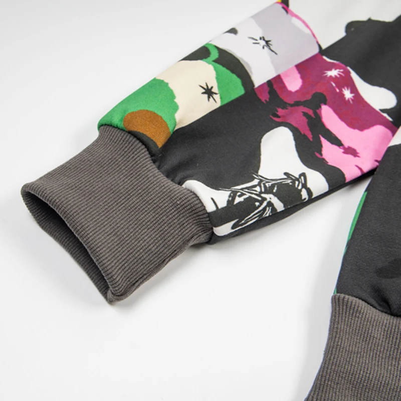 Sudadera con Capucha Glo Gang de Alta Calidad con Bordado 3D Clásico, Envío en un Día