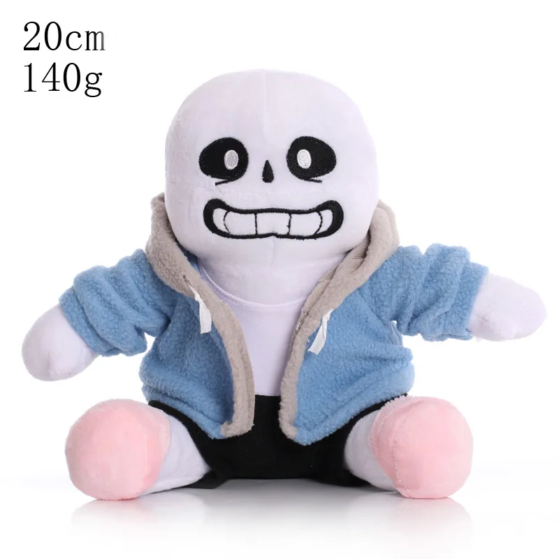 Juguetes de peluche Undertale de 20-30cm, muñeco de peluche Undertale Sans, papiro, Ootopus, música, Alphys Frisk, juguetes de peluche para niños, regalos