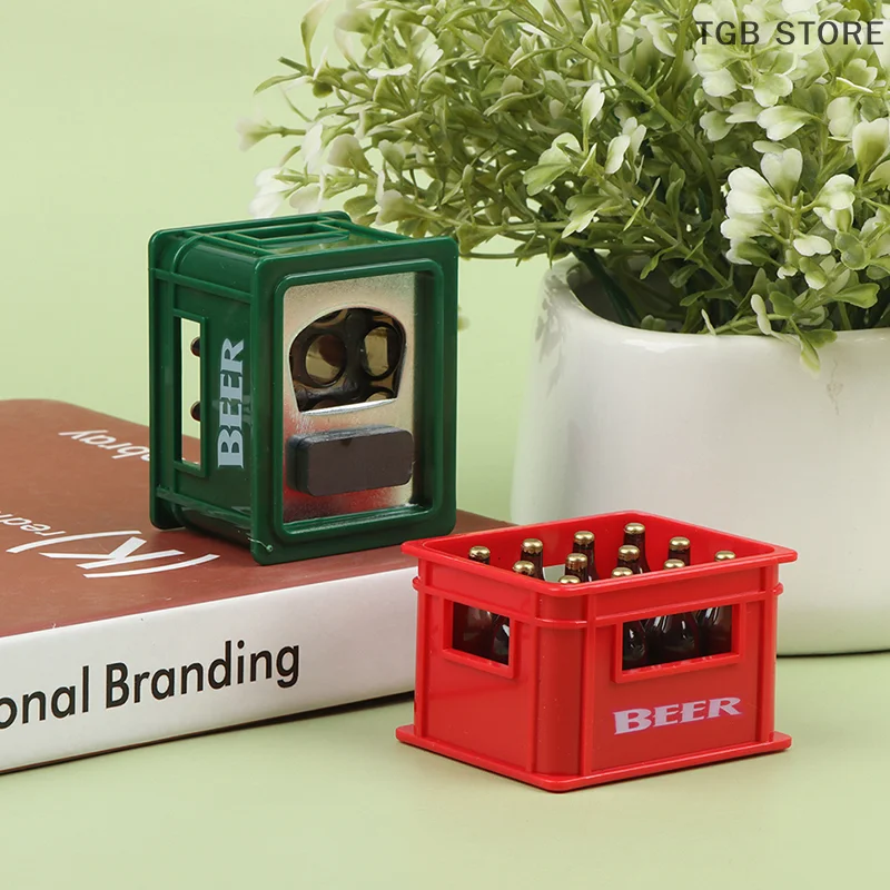1:12 casa de muñecas Mini botella de bebida de cerveza caja de cerveza caja de bebidas Bar cocina decoración juguete