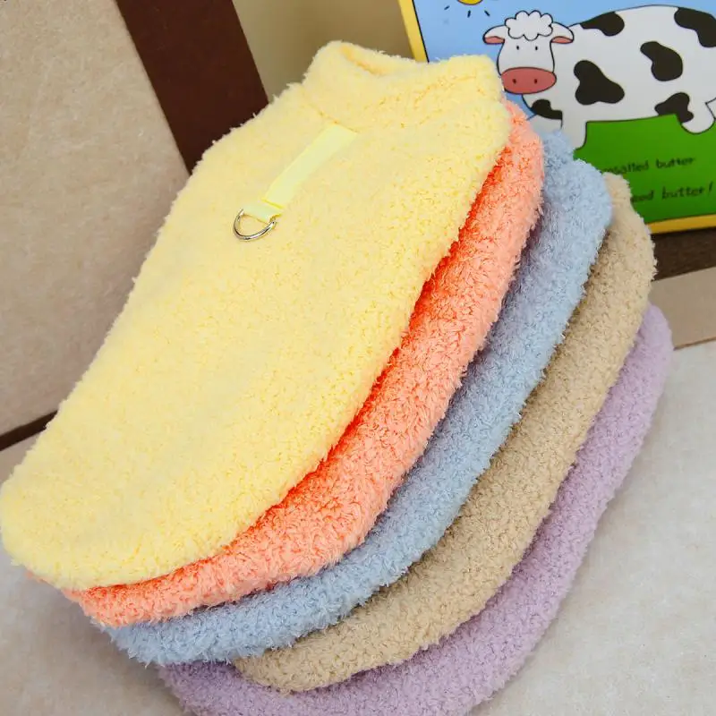 Suéter cálido de invierno para perros pequeños, ropa de felpa para perros, abrigo suave para cachorros, chaqueta, Chihuahua, ropa para cachorros de peluche, suministros para perros