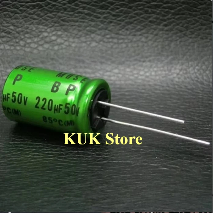 Original 50V 220UF 16X25 mm MUSE BP