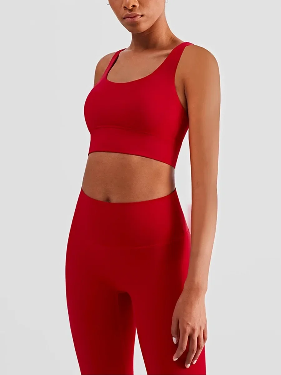 Ropa de Yoga de 2 piezas, chándal para mujer, ropa atlética, traje de Fitness para Pilates, entrenamiento de gimnasio, ropa de realce, Sujetador deportivo, traje de mallas