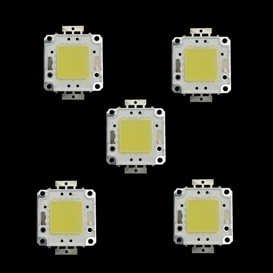 3/Uds Chip de cuentas LED de alto brillo 100W 50W 30W 20W 10W Chip LED COB blanco cálido para foco de luz de inundación DIY