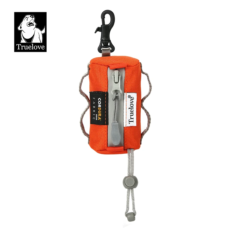 Truelove-dispensador de bolsas pequeñas ajustable para perros, soporte para bolsas de caca canina con mosquetón, adecuado para todas las correas para perros, caminar, TLB2012