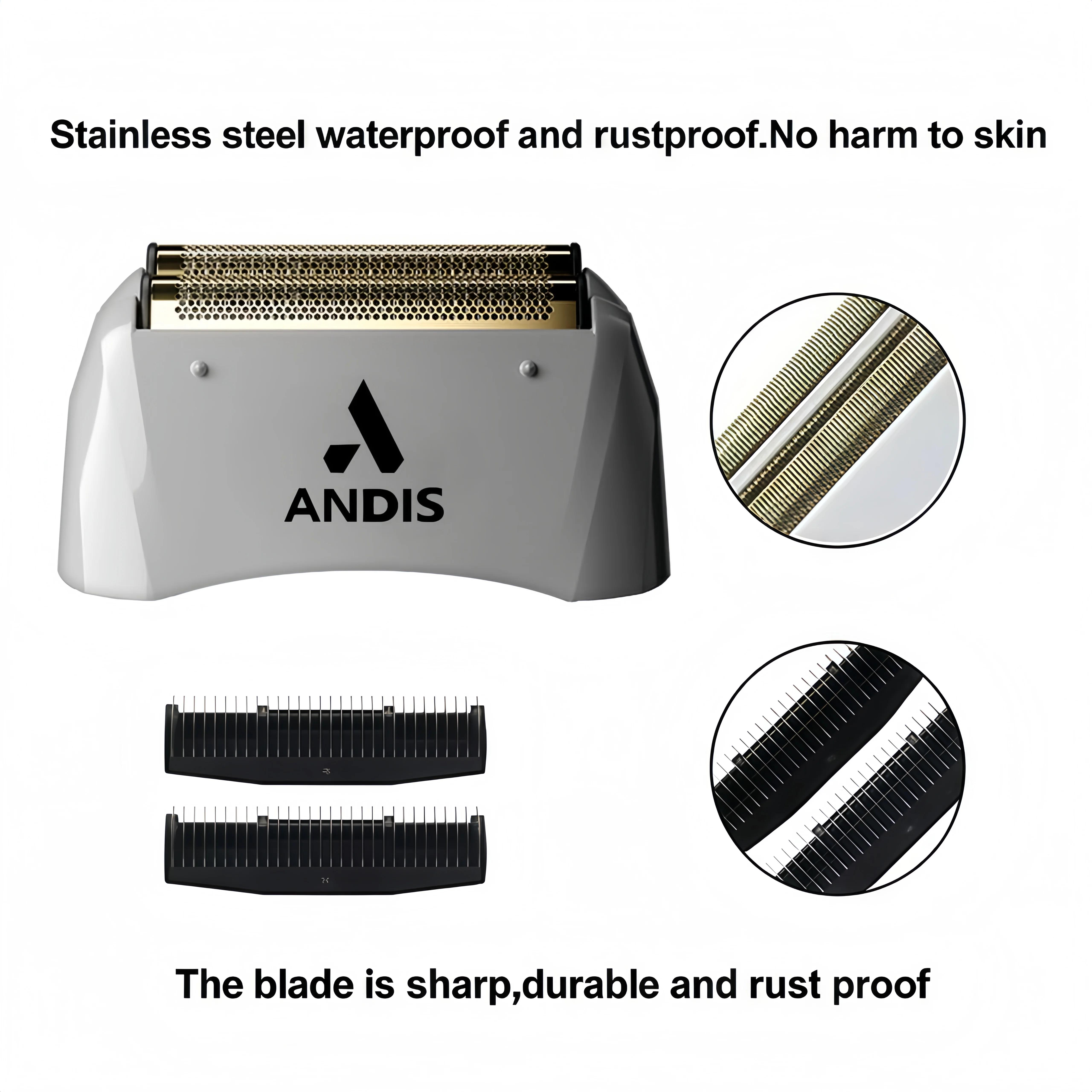 Lámina de repuesto original Andis para la afeitadora Profoil y Lithium, para los modelos 17160/17280/17205