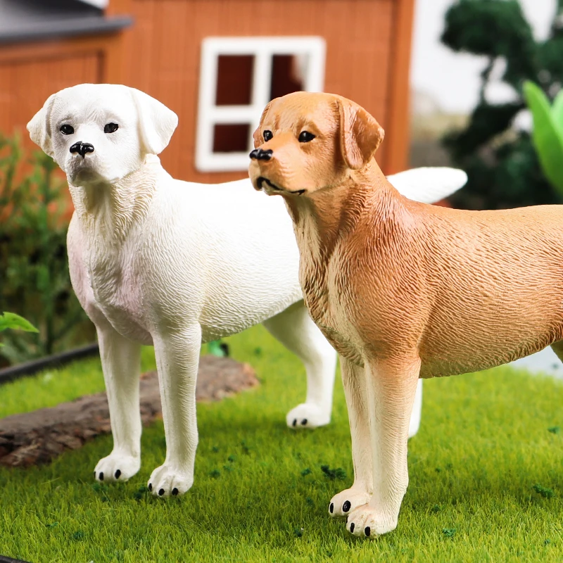Oenux perro animales modelo Husky pastor alemán Rottweiler San Bernard figura de acción cachorro figuras PVC colección juguete chico regalo
