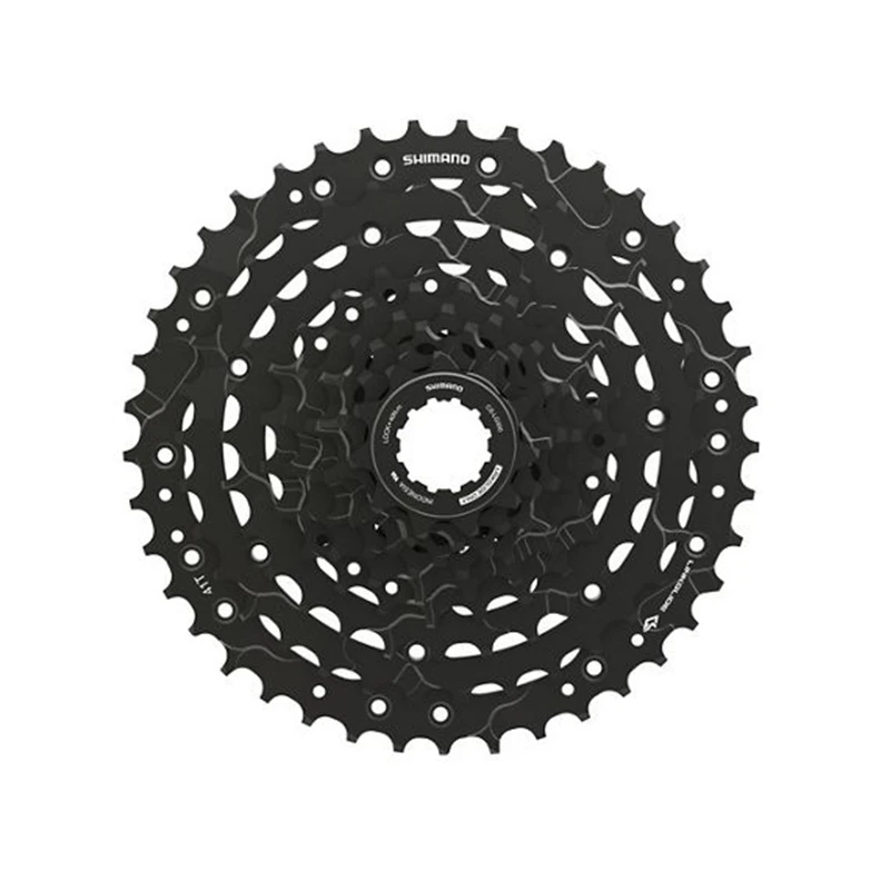 SHIMANO-Cassette LINKGLIDE de 9 velocidades, CS-LG300-9, 11-36T, 41T, 46T, CUES, serie U4000, Piñón, 9V, 9S, piezas de bicicleta