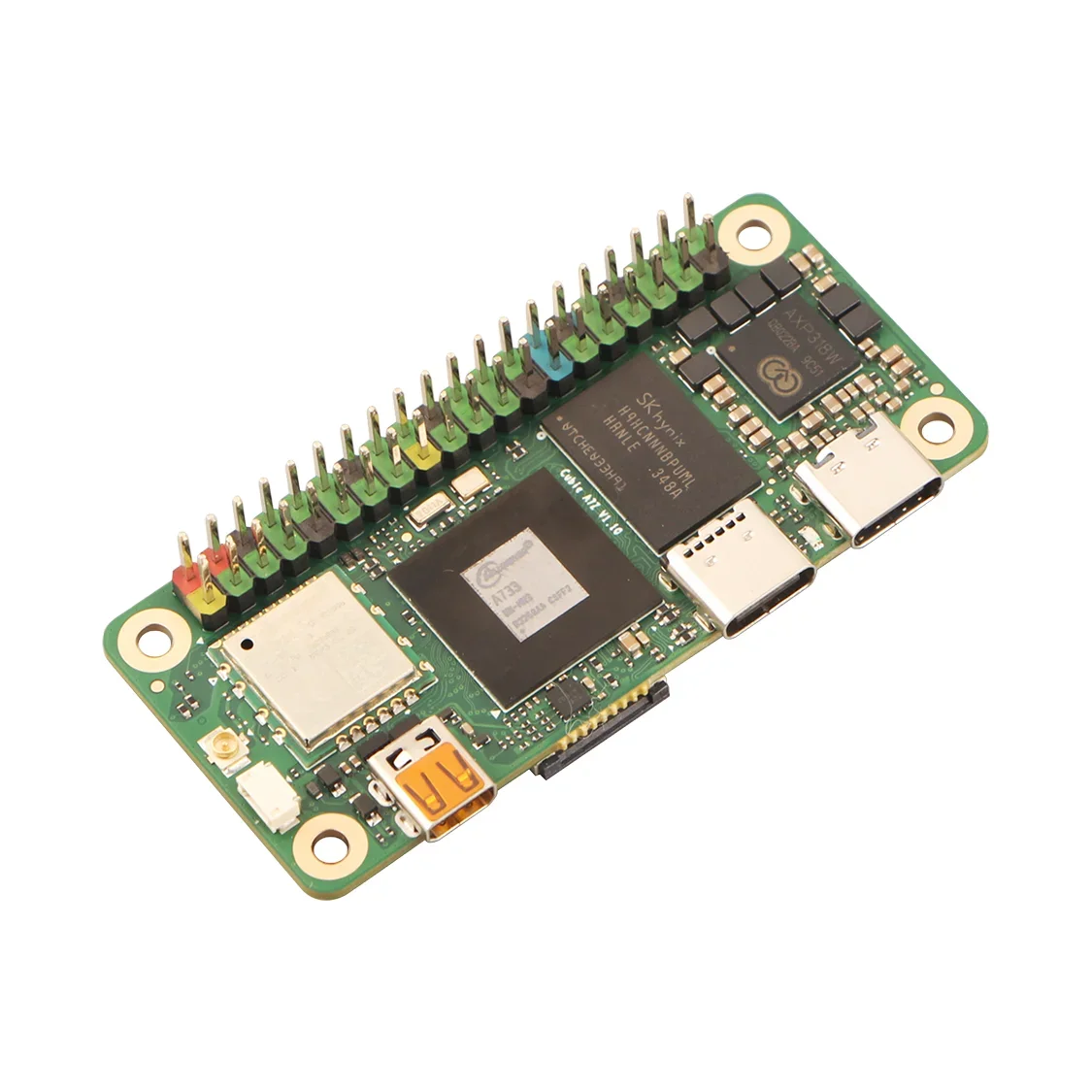 BoMaSRadxa Cubie A7Z, SoC Allwinner con CPU de Ocho Núcleos, Pantalla Dual y Coprocesador RISC-V, Computadora de Placa Única