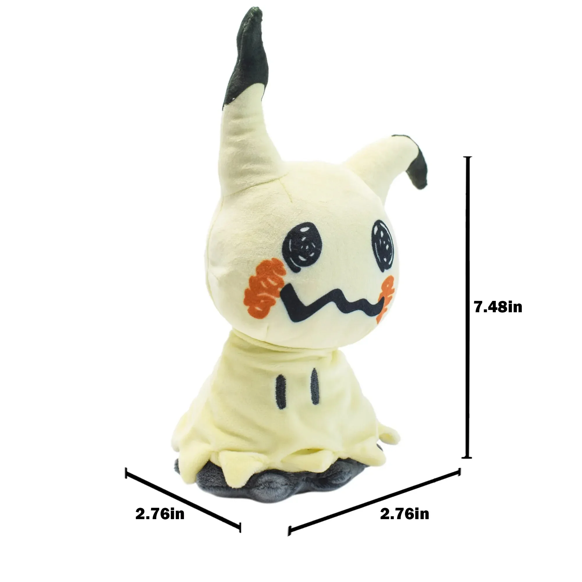 Mimikyu Eevee Peluche de juguete, Regalos de cumpleaños para niños, Navidad, Muñecas de personajes de anime de 7"