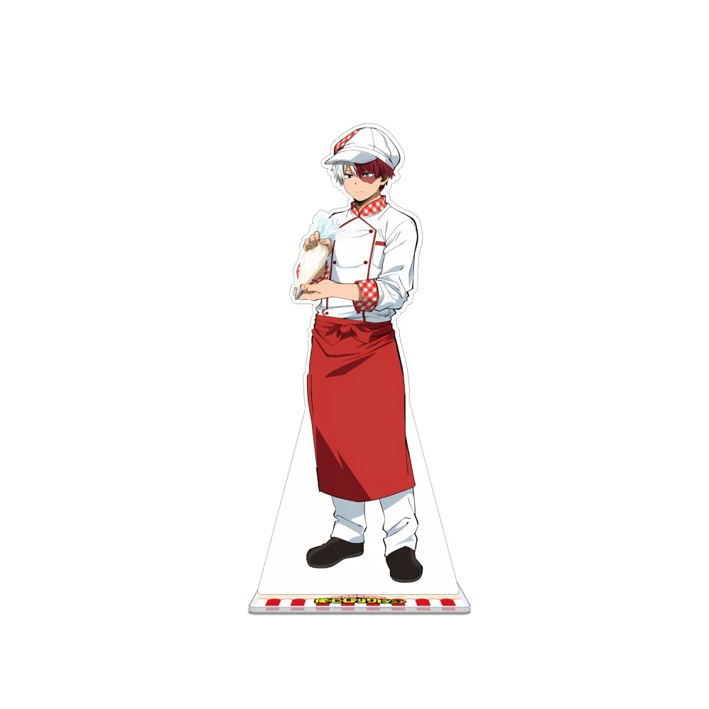 My Hero Academia - Llavero de acrílico con figura personalizada de Izuku Bakugo, Todoroki Shoto, Aizawa, uniforme de chef, decoración de escritorio 2026