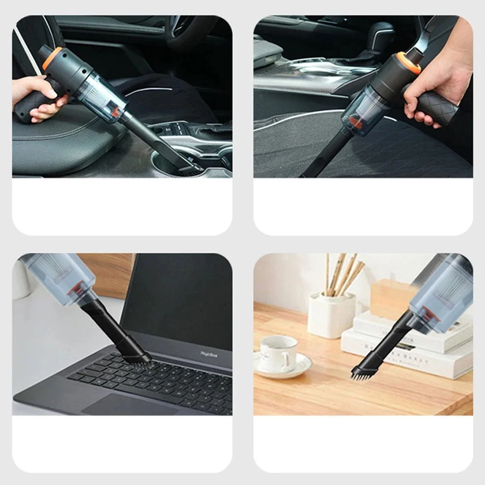 Aspiradora portátil inalámbrica para coche, máquina de limpieza potente para teclado, 6000PA
