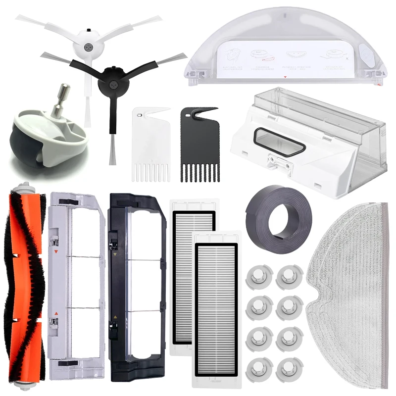 Para XiaoMi Roborock S5 S50 S51 S55 S6 S60 S6 repuestos de aspiradora pura filtro HEPA paño de mopa accesorios de Cepillo Lateral/principal