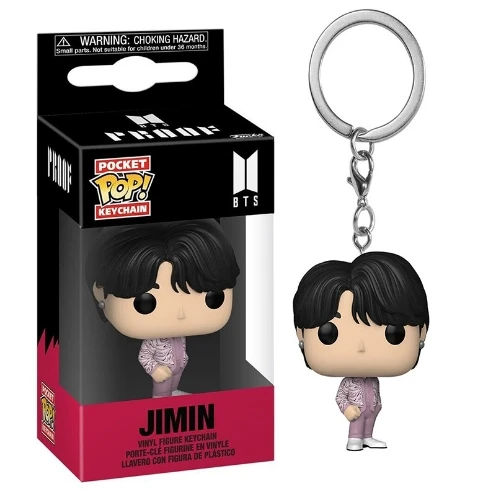 Funko POP-llavero de dibujos animados para hombre, juguetes coleccionables de figuras de acción de vinilo, con bolsillo de J-HOPE V, de V, Sung KOOK, JIMIN Jin