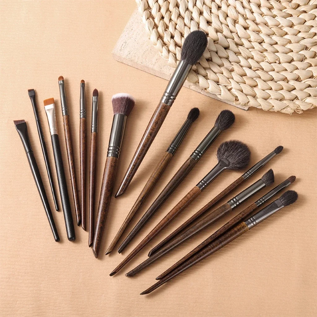 Juego de brochas de maquillaje OVW, brochas profesionales de pelo de cabra Natural, licuadora de ojos, corrector en polvo, sombra de ojos, resaltador