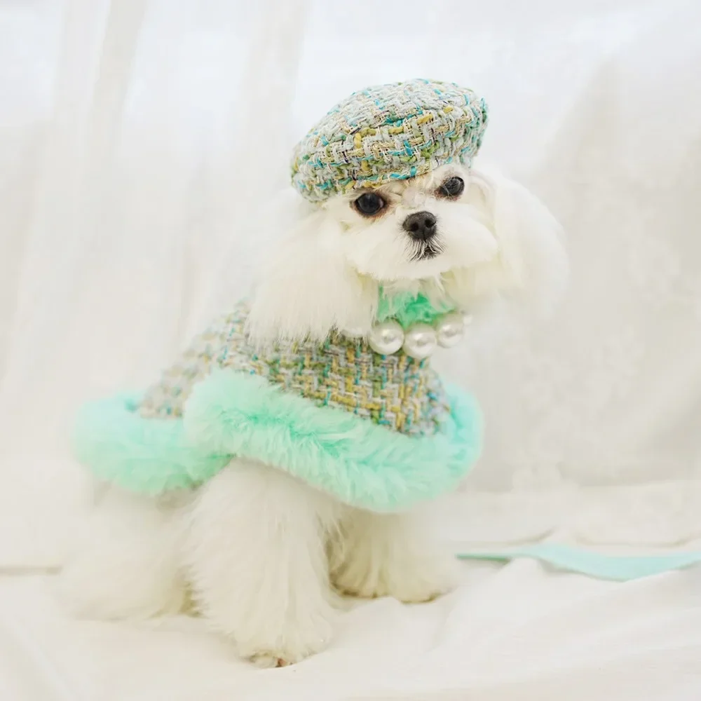 Capa de Navidad para perro, Abrigo a cuadros para perro, Capa para mascota, Capa de felpa para mascota, Capa para perro, Correa de tracción para gato, Ropa de diseño para perro, Ropa para mascota