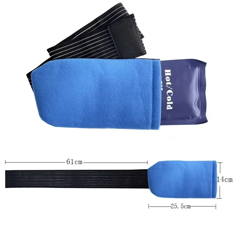 Compresa de gel reutilizable, compresa fría suave, compresa fría y caliente ajustable para codo, pie, rodilla, muñeca, pierna, cuello, cuidado de la salud