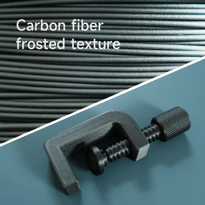 Filamento de impresora 3D eSUN de fibra de carbono PLA 1KG 1,75 MM impresión rápida PLA-CF filamento PLA de fibra de carbono de alta resistencia para laboratorio Bambu