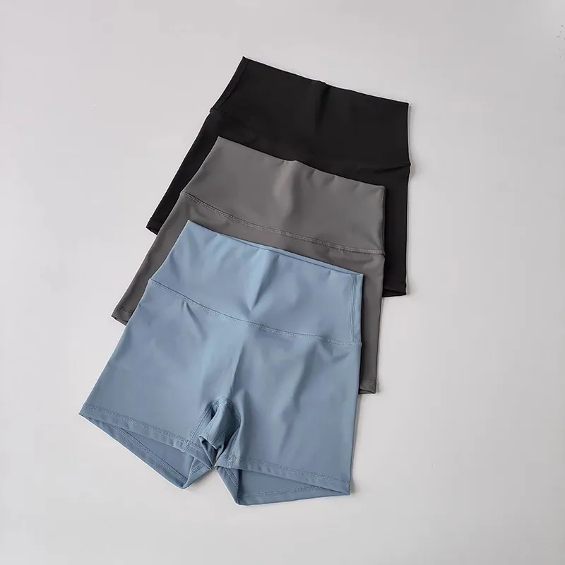 Pantalones cortos de Yoga para mujer, pantalones cortos deportivos para correr y ciclismo, mallas deportivas transpirables, pantalones cortos de entrenamiento de verano de cintura alta para gimnasio