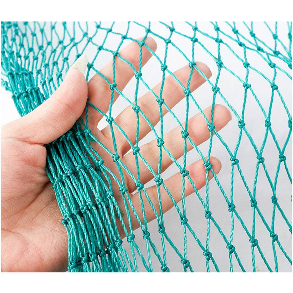Red sólida antiaves para valla y cultivos de jardín, malla protectora para valla, red de pesca para perros, gatos, ciervos y gatos
