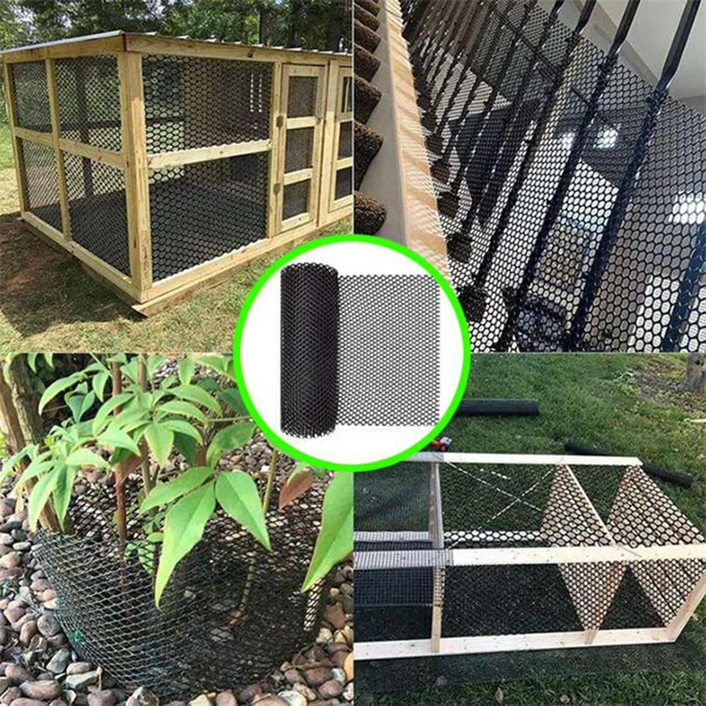 Red de protección anticaídas para balcón, valla de seguridad de jardín de plástico antirrobo, 40cm de ancho