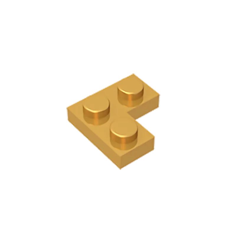 Gobricks GDS-585 Placa 2 x 2 Esquinas compatible con lego 2420 piezas de bloques de construcción educativos DIY para niños técnicos