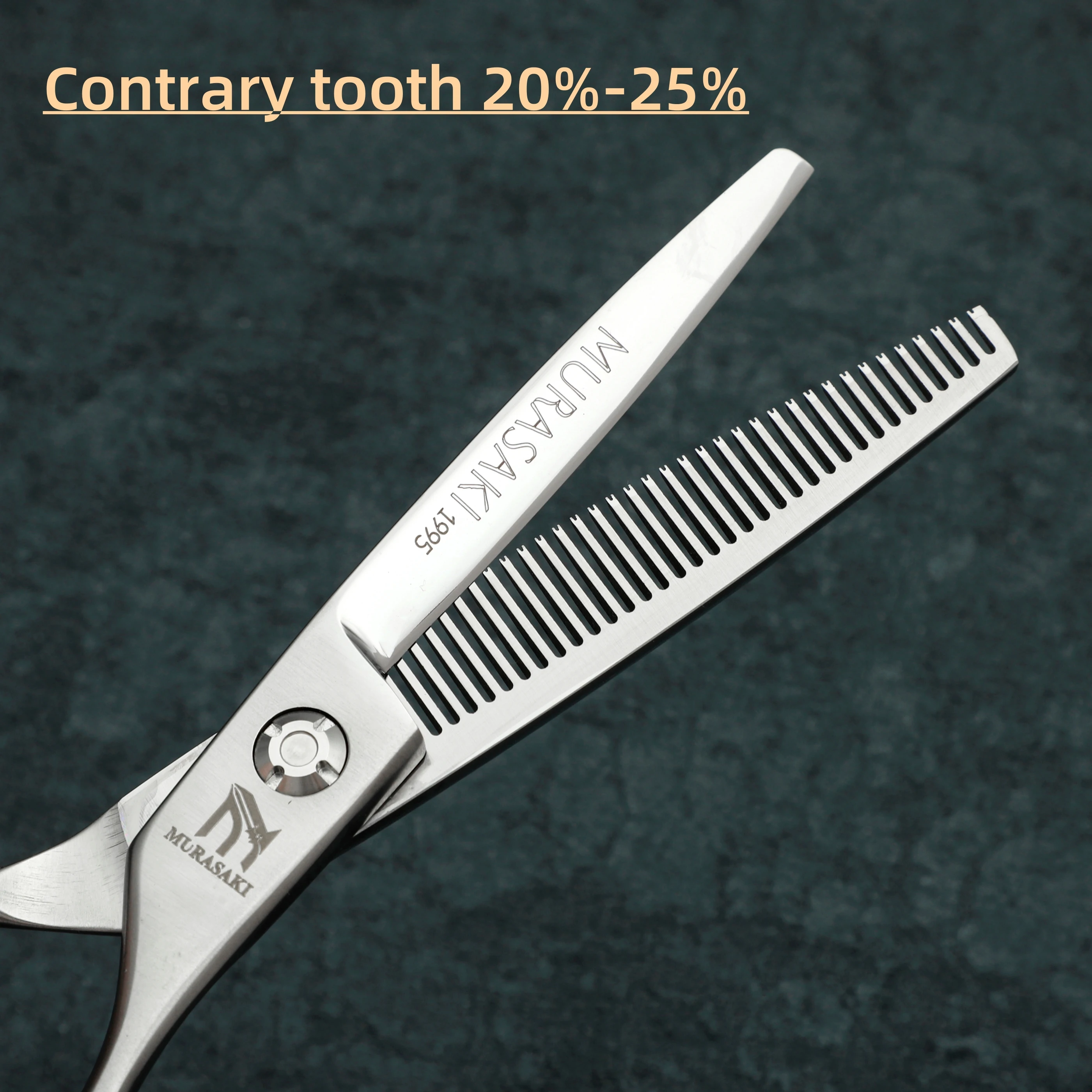 Tijeras de barbero profesionales, tijeras de entresacar de 6.0 pulgadas, acero Hitachi 440c, máquina para cortar el cabello, accesorios de barbero