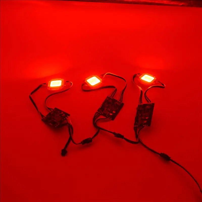 1X direccionable WS2811 30W LED módulo de píxeles luz DC12V RGB programa LED de alta potencia