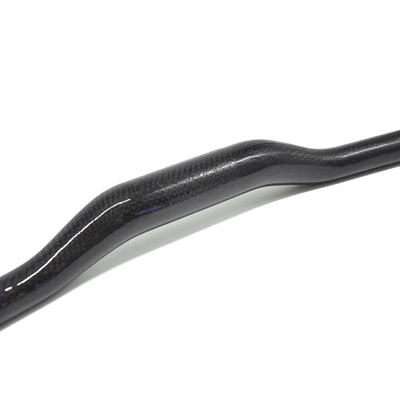 Manillar de Carbono NO TRADEMARK para Bicicleta de Montaña, Manillar de Carbono MTB 3K 31.8*600 760mm, Manillar en Forma de Golondrina