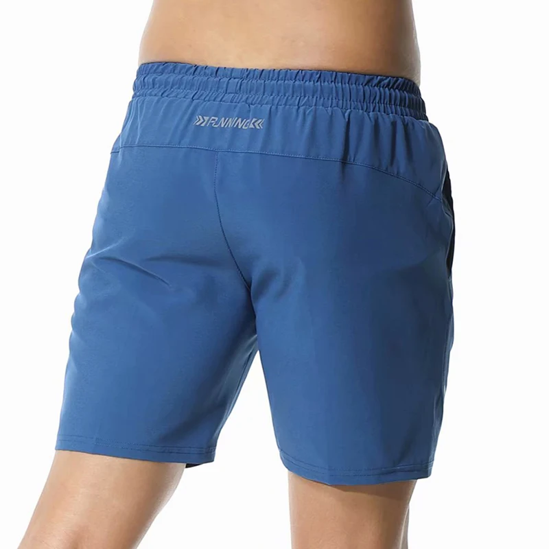 Pantalones cortos para correr para hombre, ropa de gimnasio, pantalones cortos de entrenamiento para Fitness, pantalones cortos deportivos para hombre, pantalones cortos de entrenamiento de tenis, baloncesto y fútbol 2