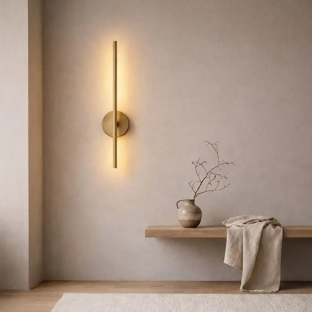 Lámpara de pared magnética recargable 50, color negro y dorado, para sala de estar, dormitorio, pasillo, estudio, escalera, guardarropa, iluminación LED sin cableado
