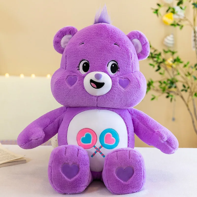Oso de Peluche Carebears Kawaii de 30CM, Adorable Oso de Peluche Colorido de Anime, Muñeco de Peluche para Decoración de Habitación, Regalo de Cumpleaños