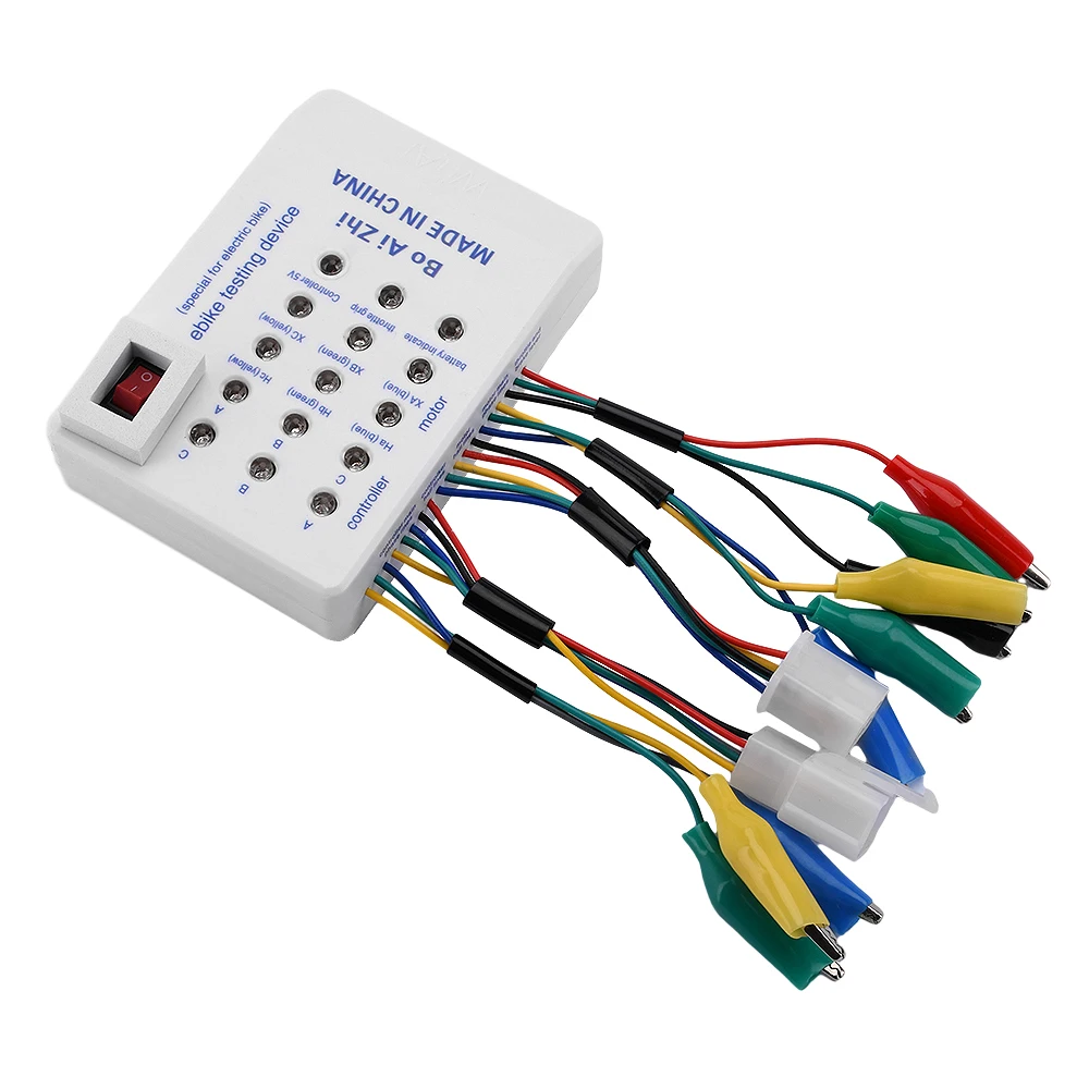 Controlador portátil duradero para motores sin escobillas de coches eléctricos y bicicletas eléctricas, compatible con 24, 36, 48, 60 y 72V, accesorio de repuesto para pruebas de vehículos eléctricos y scooters.