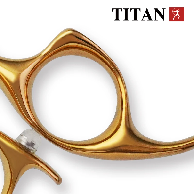 Tijeras de Peluquería TITAN, Tijeras de Barbería Profesionales, Tijeras de Corte para Salón de Belleza, Herramienta de Acero Inoxidable