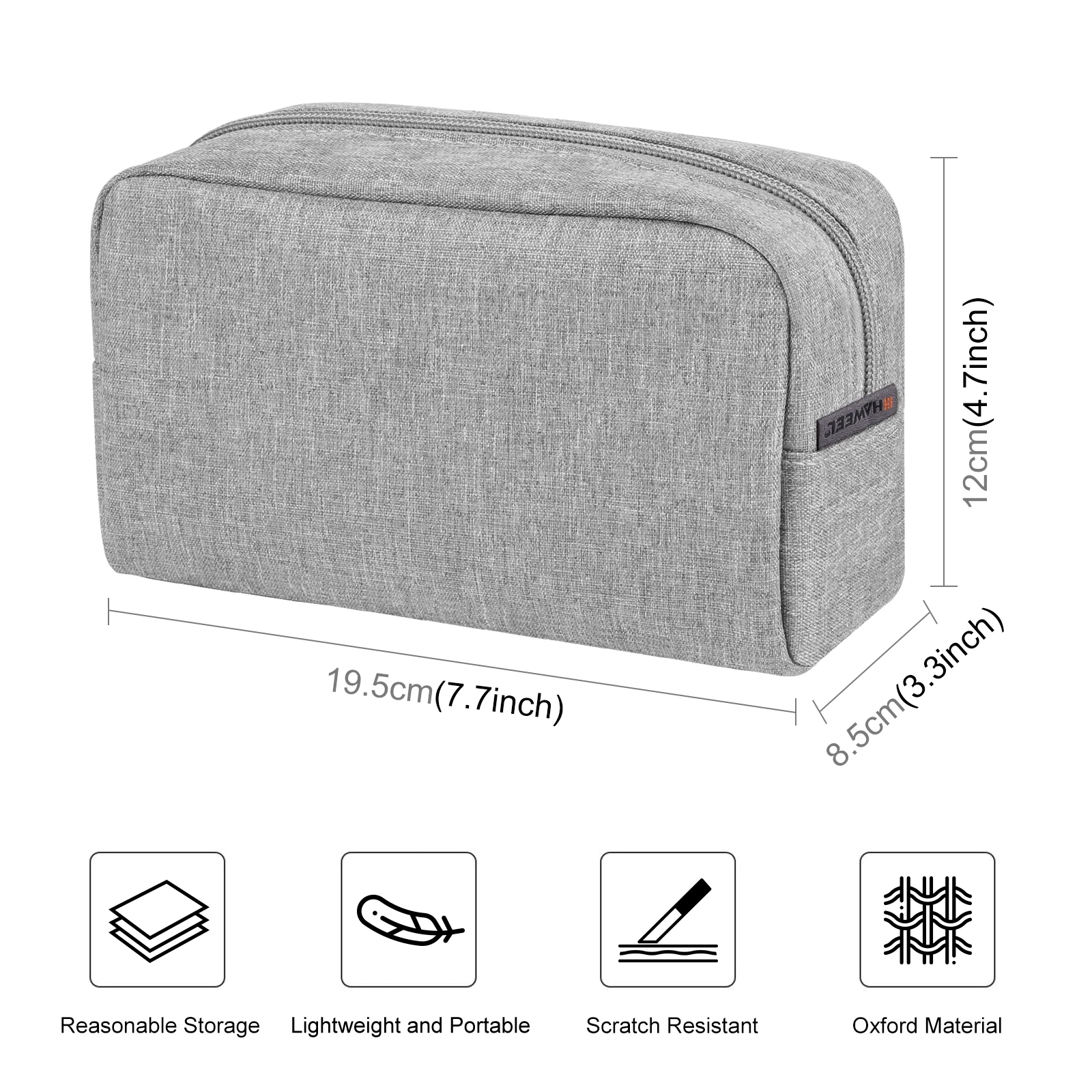 Mini bolsa de almacenamiento Digital portátil, estuche organizador con cremallera para auriculares, cargador de viaje para el hogar, Banco de energía, Cable de datos, bolsa USB