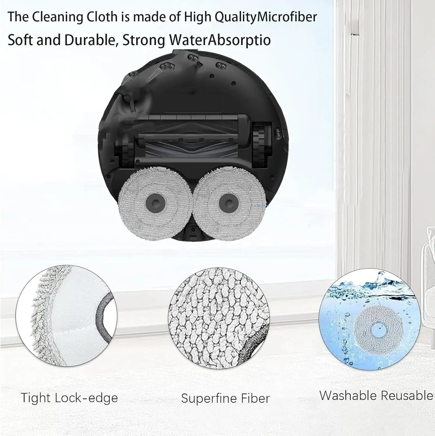Para Mova P50 Pro Ultra, Mova P10 Pro Ultra accesorios Cepillo Lateral principal filtro Hepa paño de mopa bolsa de polvo Robot repuestos de aspiradora