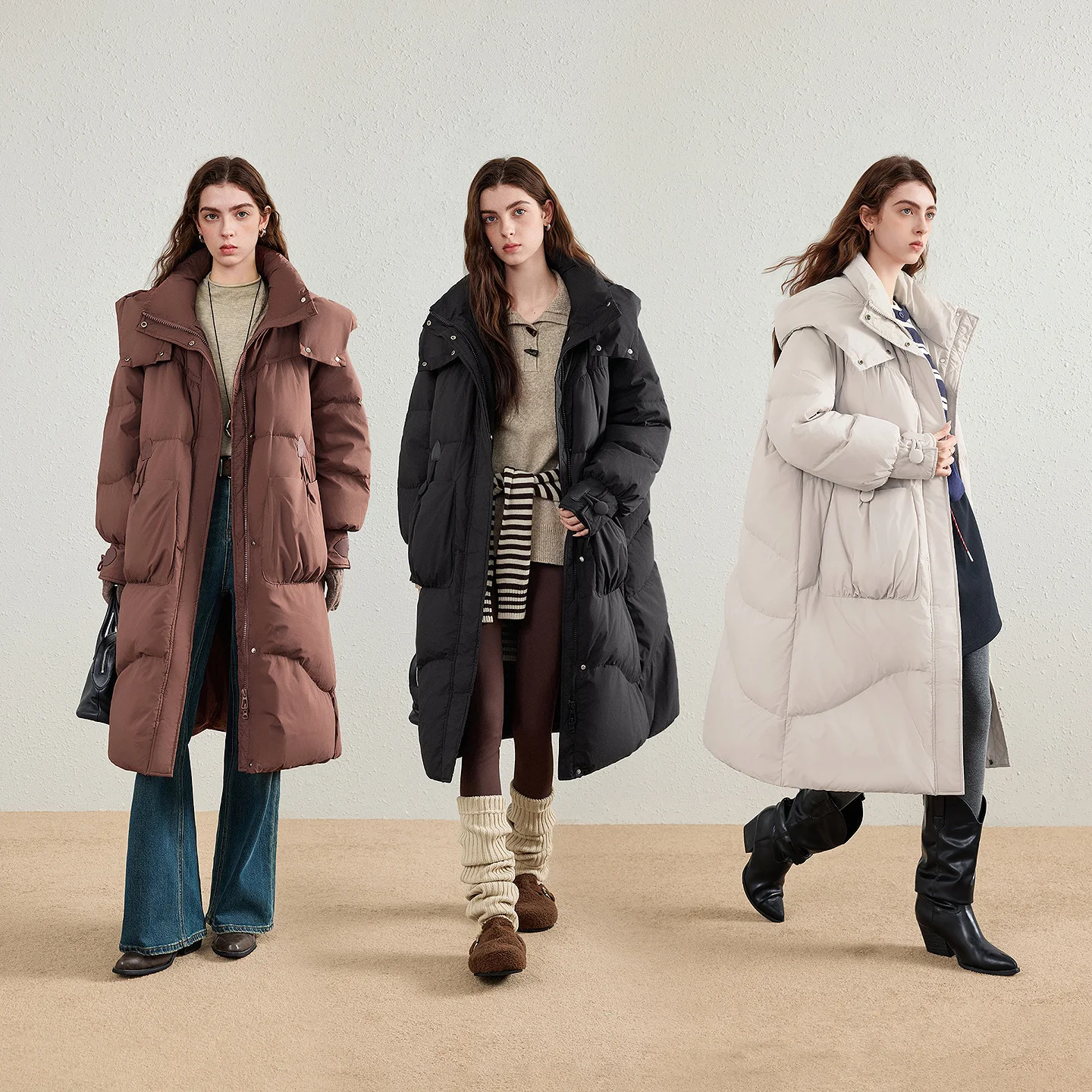 Chaqueta Corta de Plumón para Mujer TOYOUTH, Invierno 2026, Estilo Deportivo Universitario, Resistente al Viento, Forro Cálido, Conjunto de Dos Piezas