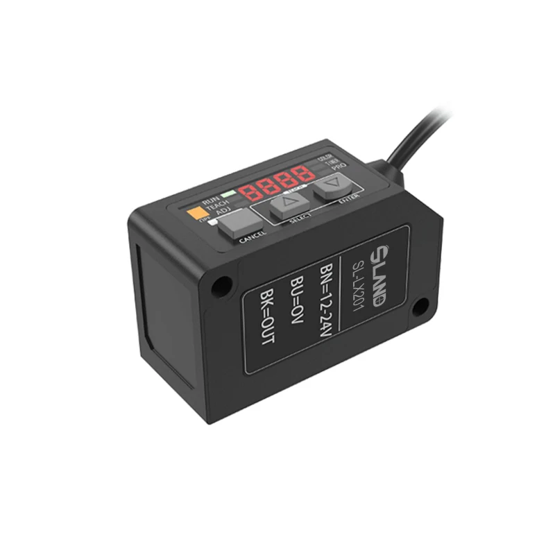 Sensor de Color SL-LX201, Sensor de Marcas, Fuente de Luz RGB, NPN PNP 8-35MM, Más Funciones y Estable, Compatible con LX-101