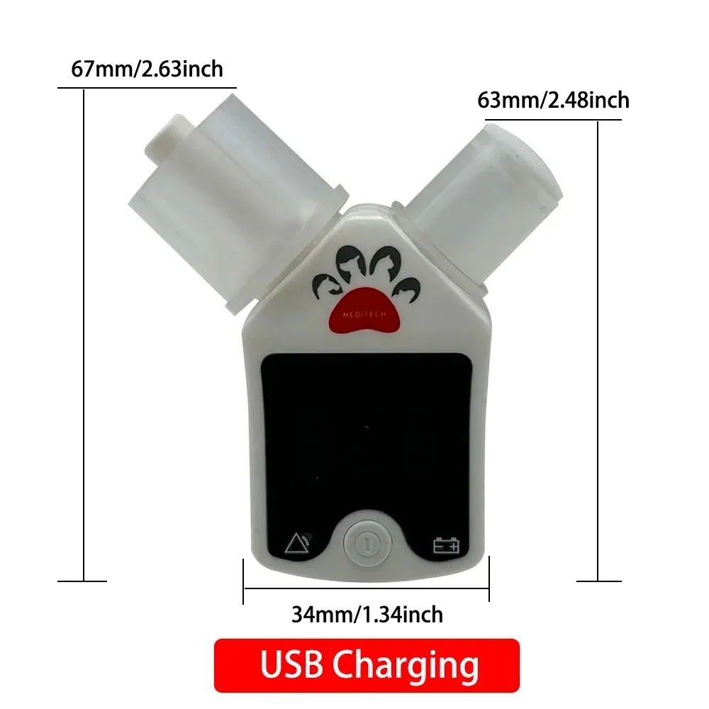 Alarma de Asfixia para Mascotas, Sensor de Apnea, Monitor para Animales, Gatos y Perros, Alarma de Apnea, Monitor de Respiración para Anestesia, Equipo para Clínica Veterinaria